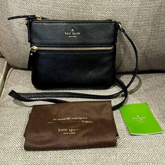 Kate Spade Tenley PWRU2587  Black Crossbody - Picture 1 of 3